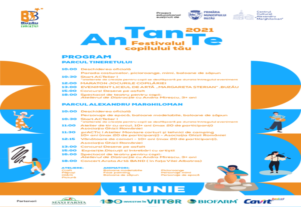 Prima ediție a Festivalului AN-TAN-TE – festivalul copilului tău