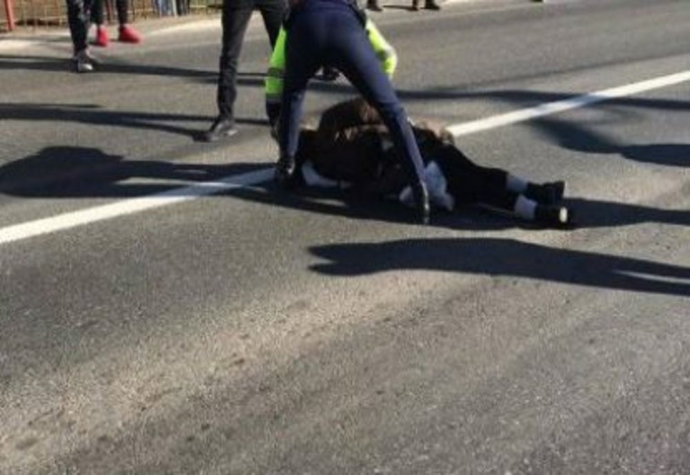 Pieton accidentat pe DN1B, în Istrița de Jos