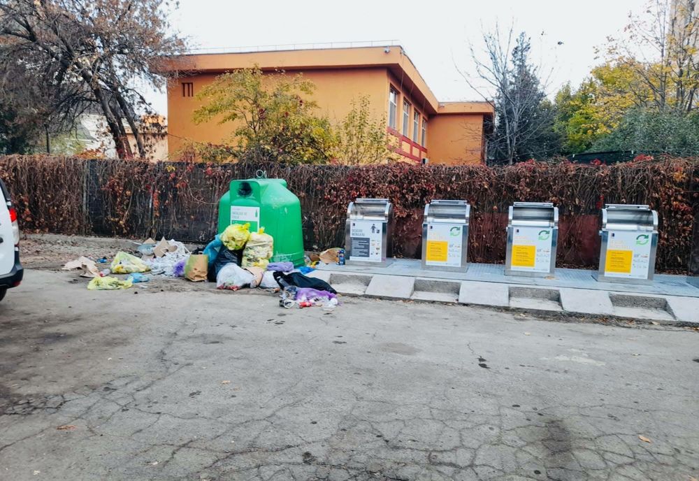 Semnal de alarmă tras de viceprimarul Apostu. Gunoaie aruncate lângă containerele goale