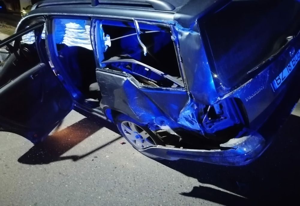 Accident rutier în municipiul Râmnicu Sărat, pe Bulevardul Eroilor