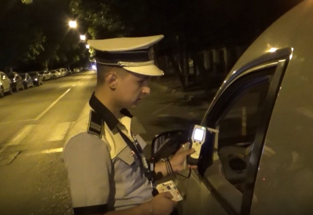 În cazul a 9 șoferi alcooltestul a înregistrat valori sub 0,40 mg/l alcool pur în aerul expirat