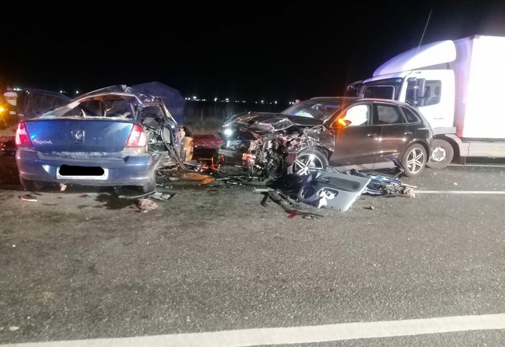 Foto: Accident cu trei persoane decedate la ieșirea din municipiul Buzău