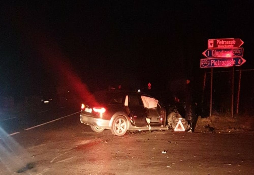 Accident cu 4 persoane rănite pe DN1B, la intersecție cu DJ203 C din județul Buzău