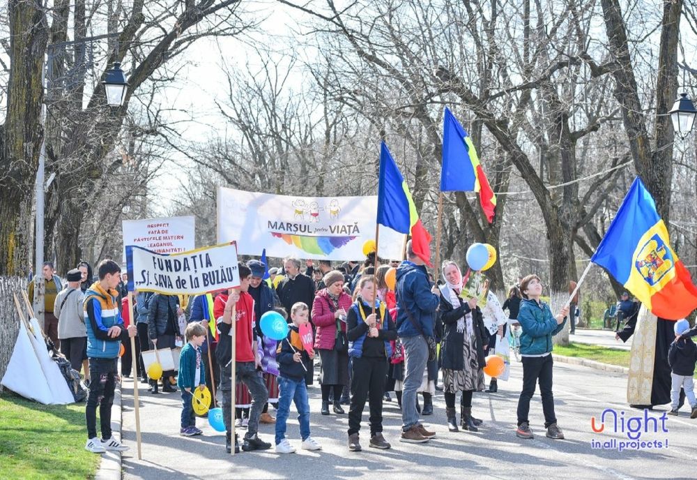 Circa 500 de participanți la Marșul pentru Viață organizat, sâmbătă, la Buzău