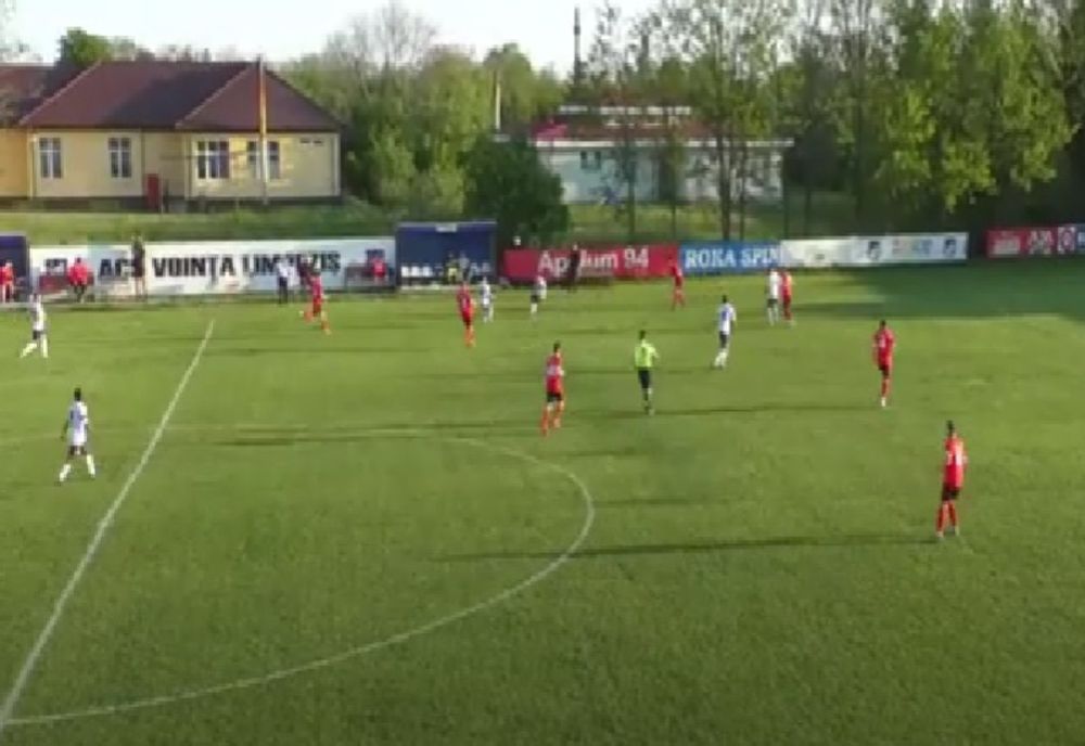 Voința Limpeziș a ratat victoria în meciul cu Dinamo Bacău la ultima fază a meciului