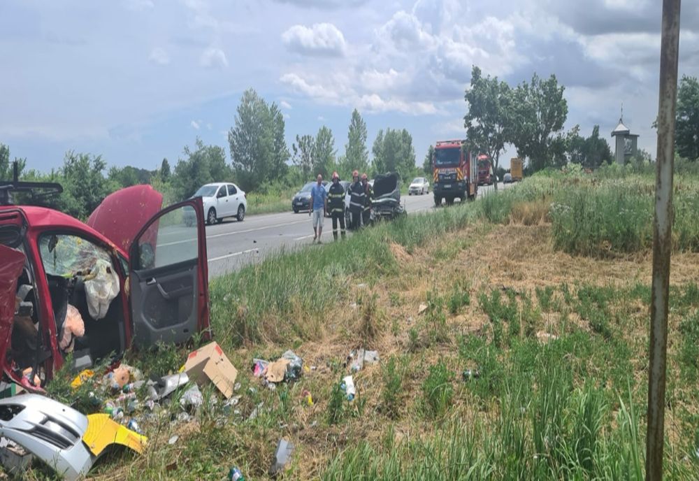 Accident cu două persoane rănite la ieșire din Rm. Sărat spre Focșani
