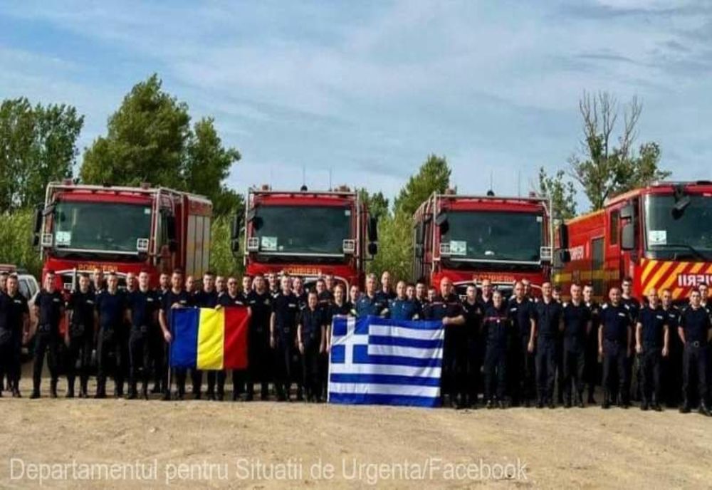 40 de pompieri români au ajuns în Franţa pentru a sprijini lupta împotriva incendiilor de pădure
