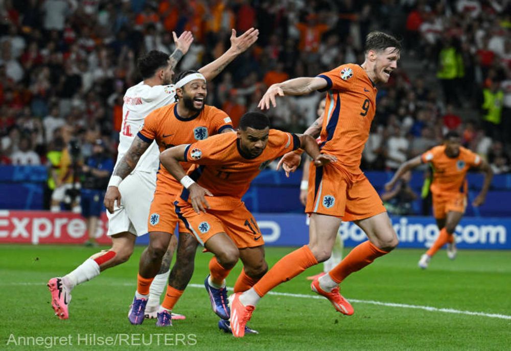 EURO 2024: Olanda a învins Turcia cu 2-1 şi s-a calificat în semifinale