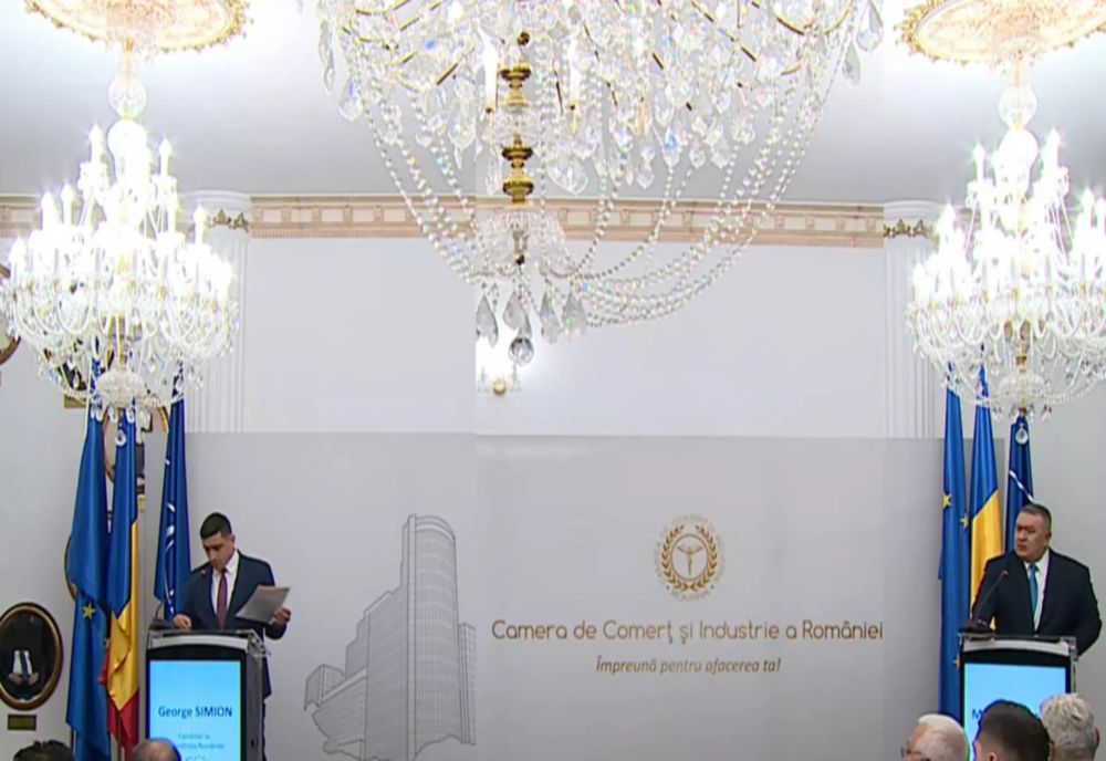 GEORGE SIMION, MESAJ DE FORȚĂ ÎN DEZBATEREA DE LA CAMERA DE COMERȚ, DE LA CARE NICUȘOR DAN A ABSENTAT: ANTREPRENORII SUNT MINȚIȘI CĂ STATUL ROMÂN LE IA 50% DIN AFACERI DACĂ AJUNG EU PREȘEDINTE