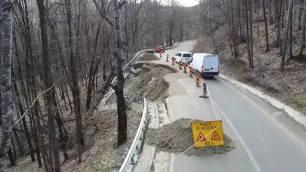 Alunecare de teren Buzău / Captură foto