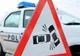 Stîlpul pe care sunt montate camerele de vignetă, distrus de un băcăuan