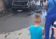 Autoutilitară mistuită de flăcări, în doar cîteva minute