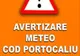 COD PORTOCALIU de averse torențiale care vor acumula peste 35...40 l/mp