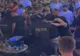 Video: Doi tineri au plecat încătușați dintr-un club din Buzău