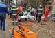 FOTO: Accident pe DN10, în Vernești. A intrat cu mașina într-un copac