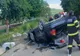 Trei persoane rănite într-un autoturism care s-a răsturnat pe pe DJ203D, în localitatea Topliceni