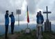 Jandarmii montani buzoieni au arborat drapelul pe Vârful Penteleu